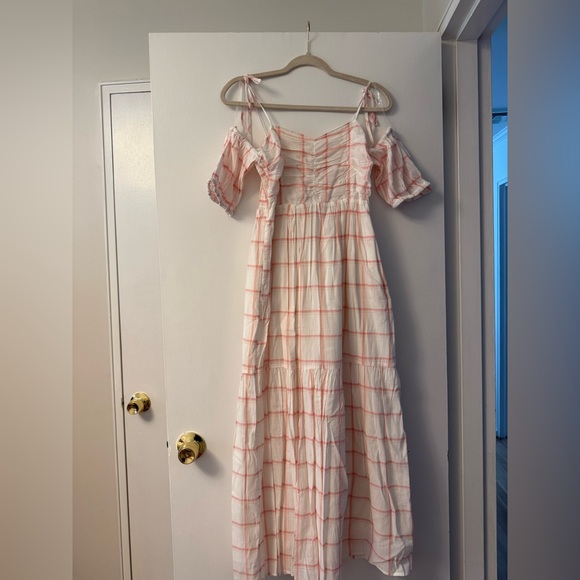 Universal Thread Pink Ruched Maxi Dress - Picture 2 of 4